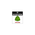 Large square GIA Gem Encyclopedia web button with black background behind heading and lime green gem