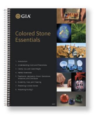 GEM120 BO Colored Stones Essentials Book Only