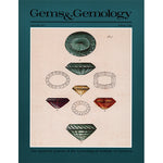 Cover of Gems & Gemology Spring 1989 issue, featuring illustrations of many faceted gemstones 