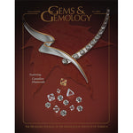 Cover of Gems & Gemology Fall 2002 issue, featuring diamonds and dynamic silver lines