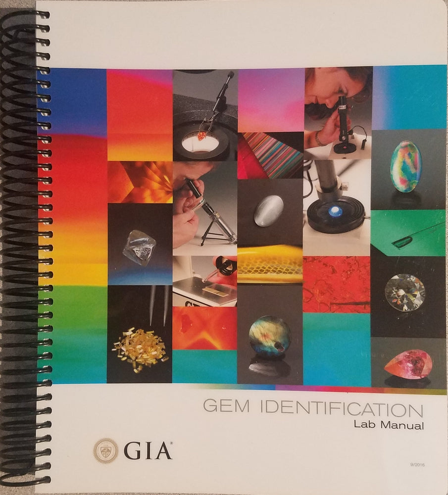 Assignment textbook, Gem Identification Lab Manual book.