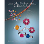 Cover of Gems & Gemology Summer 2003 issue, featuring brightly colored gems and jewelry
