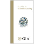 Brochure front with title "GIA 4Cs of Diamond Quality" , diamond, and GIA logo