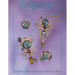 Cover of Gems & Gemology Fall 1998 issue, featuring whimsical gemstone objects and necklace