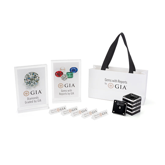 All displays and products included in GIA signage kit