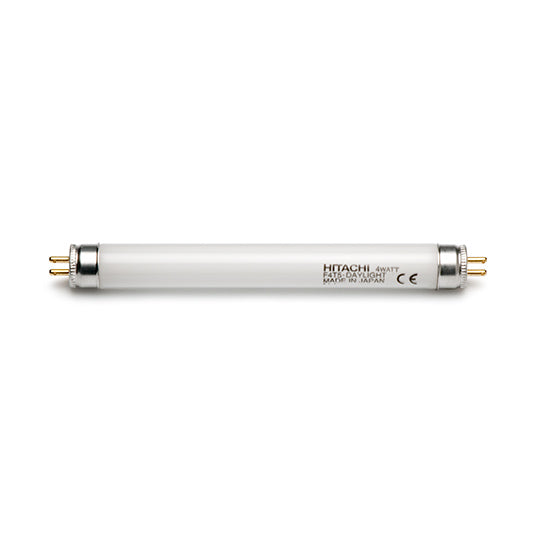 White fluorscent lighting tube for GIA overhead lamps GIA MaxiLabs and GIA GemoLite TraveLabs - 4 Watt 